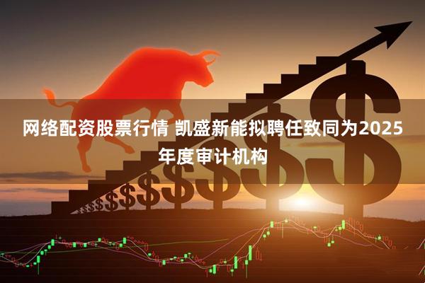 网络配资股票行情 凯盛新能拟聘任致同为2025年度审计机构